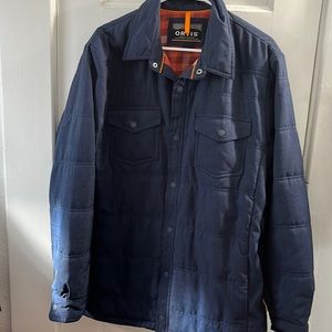 Orvis mens flannel lined overcoat